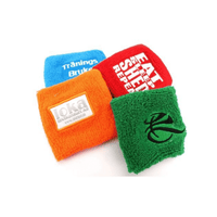 Sweat Wristbands 1 Colour Logo