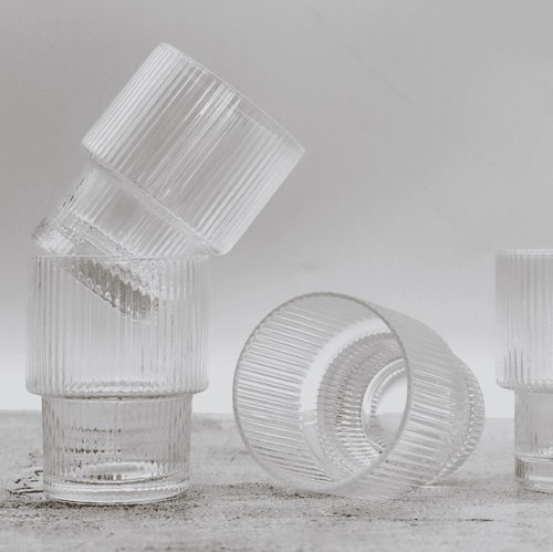 Linnea Ribbed Glass 230mL Tumbler