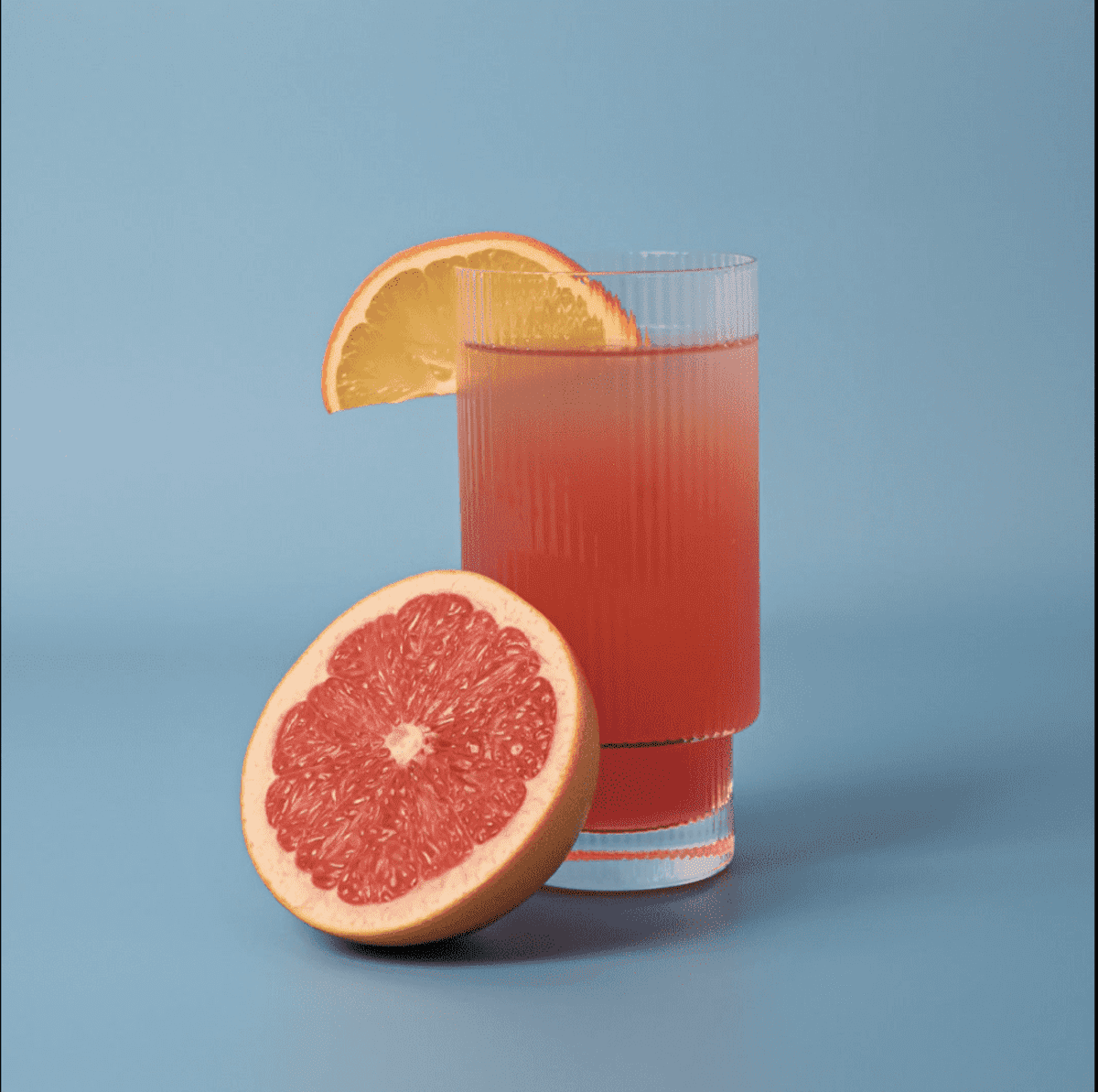 Oscar Ribbed Highball 380mL Glasses