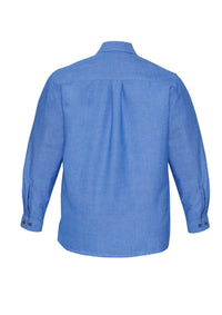 Mens Chambray Long Sleeve Shirt