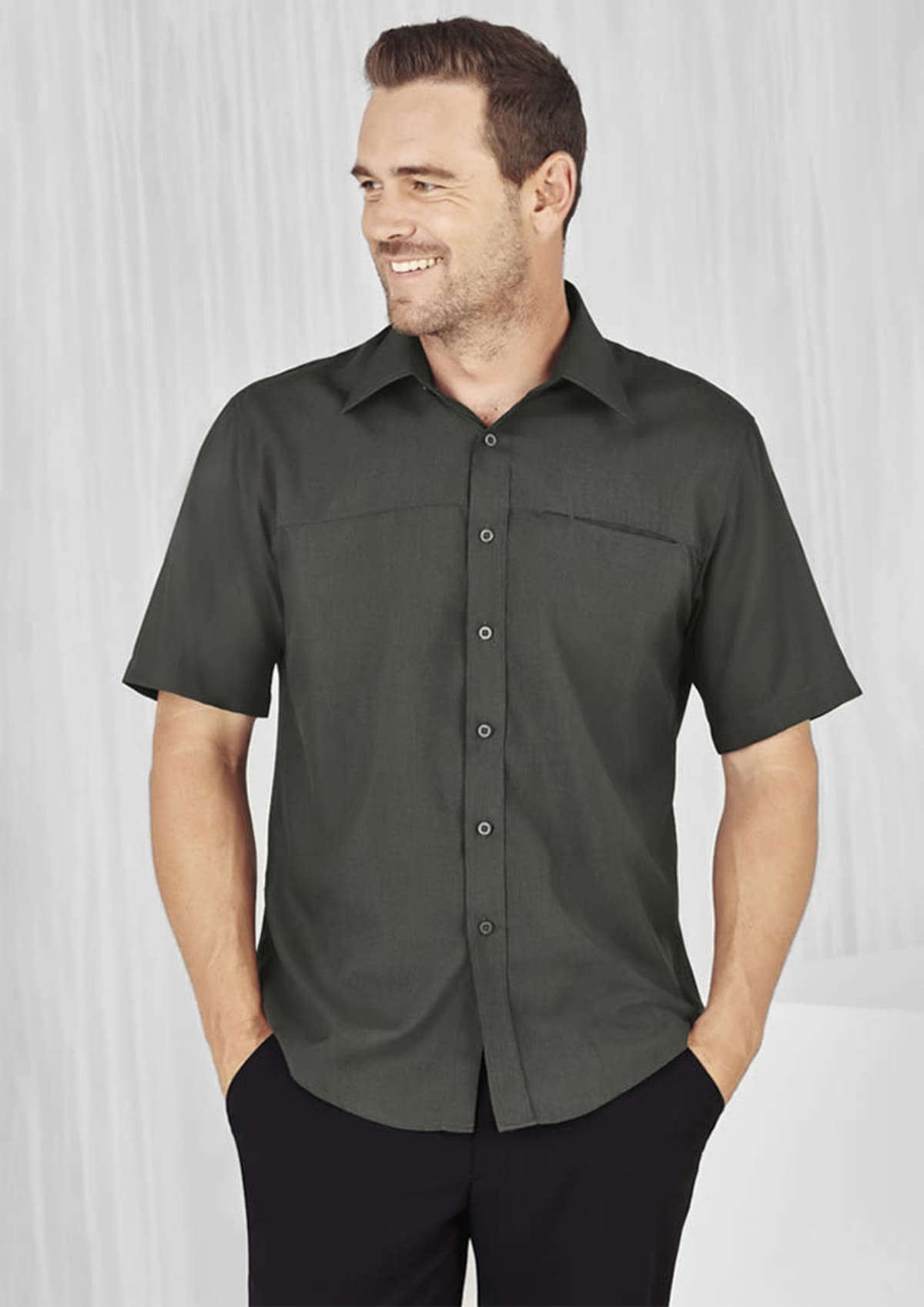 Oasis Mens Plain Short Sleeve Shirt