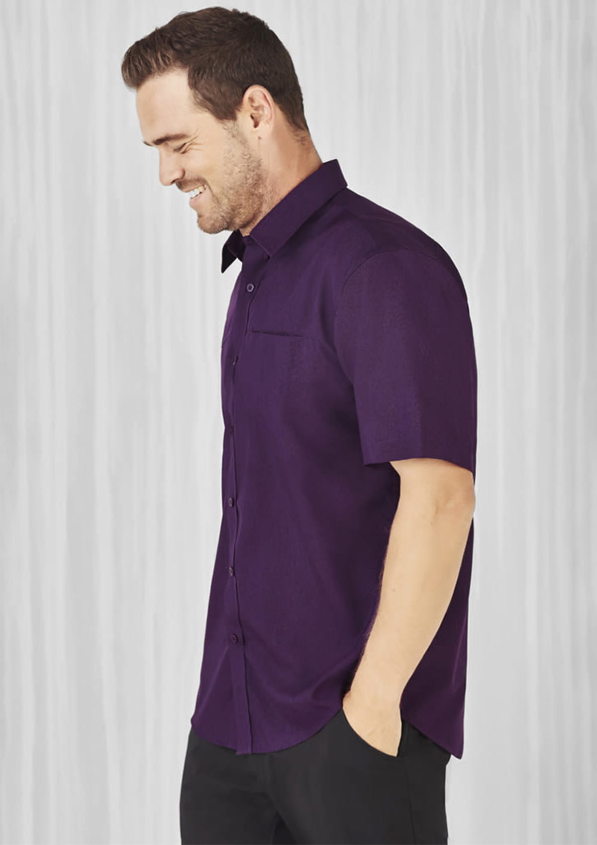 Oasis Mens Plain Short Sleeve Shirt