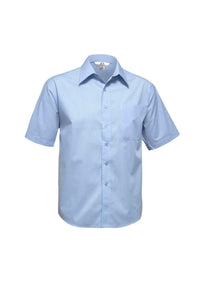 Mens Micro Check Short Sleeve Shirt