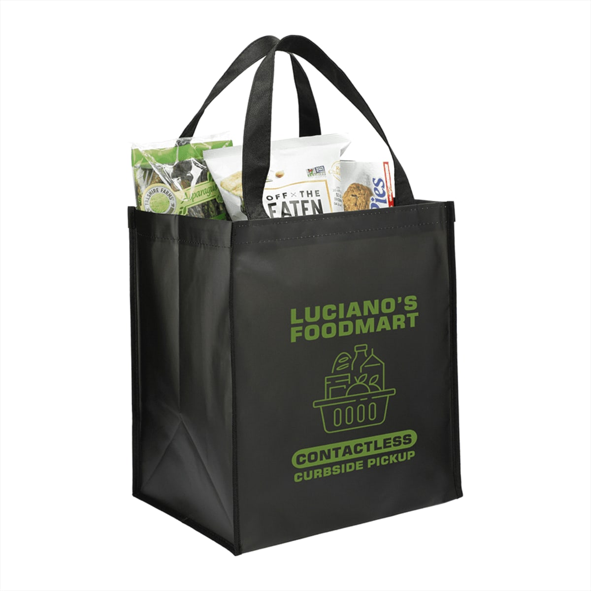 Double Laminated Wipeable Grocery Tote