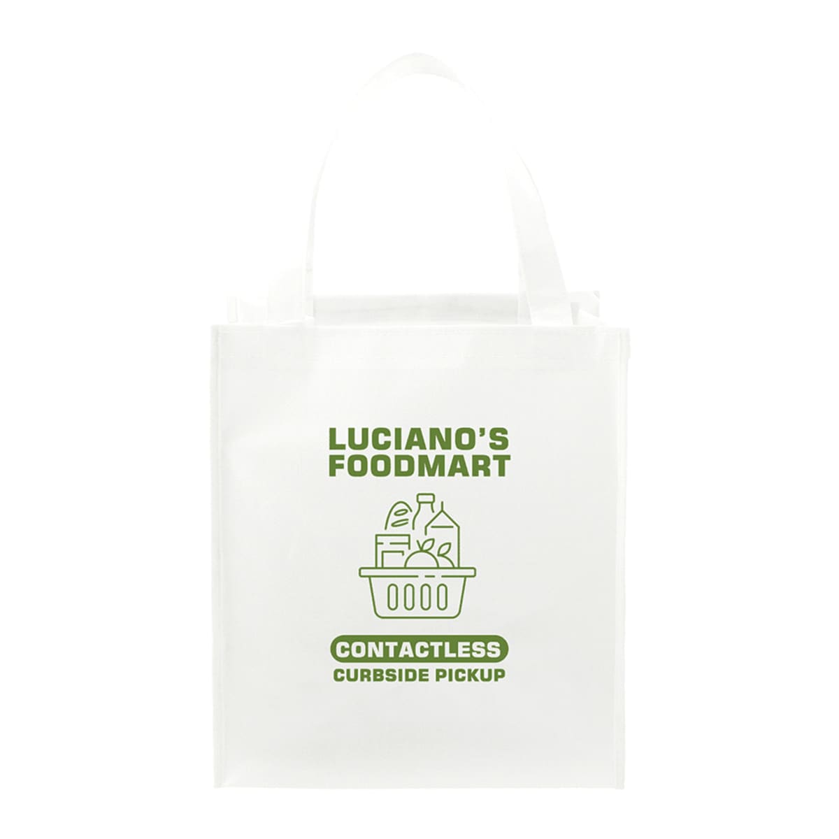 Double Laminated Wipeable Grocery Tote