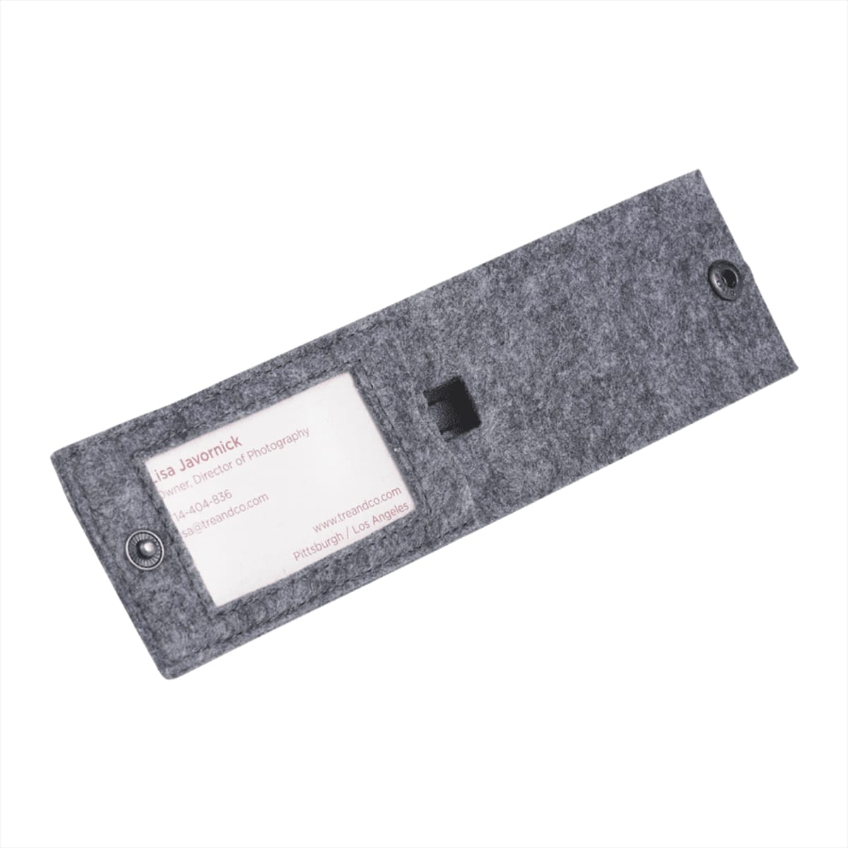 The Goods Recycled Felt Luggage Tag