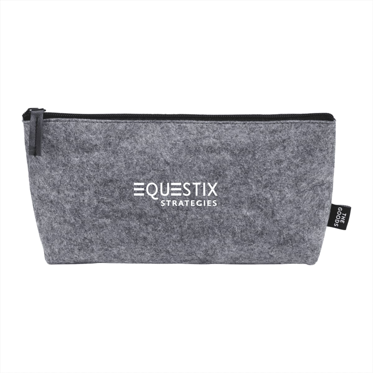 The Goods Recycled Felt Zippered Pouch