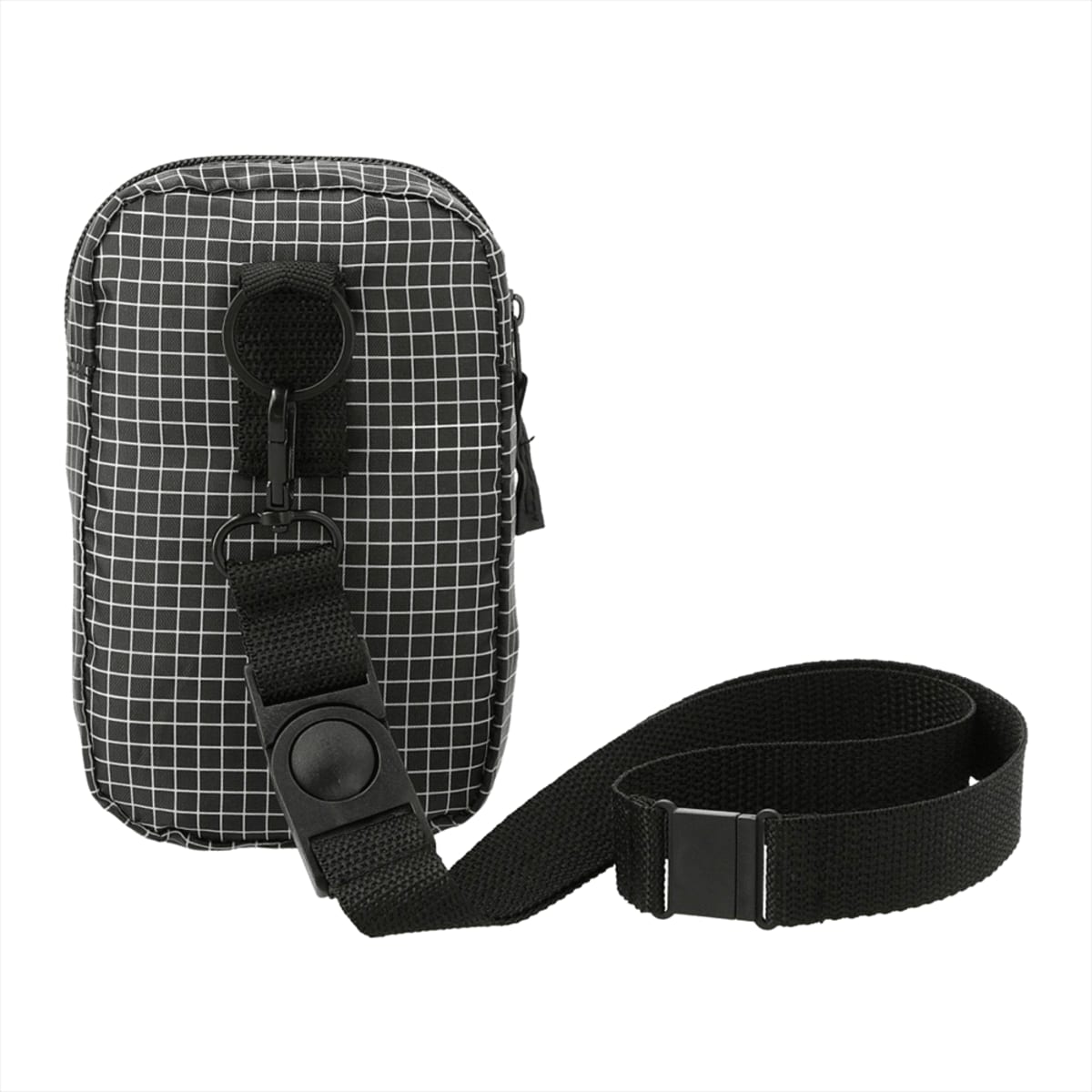 Grid Lanyard Phone Pouch