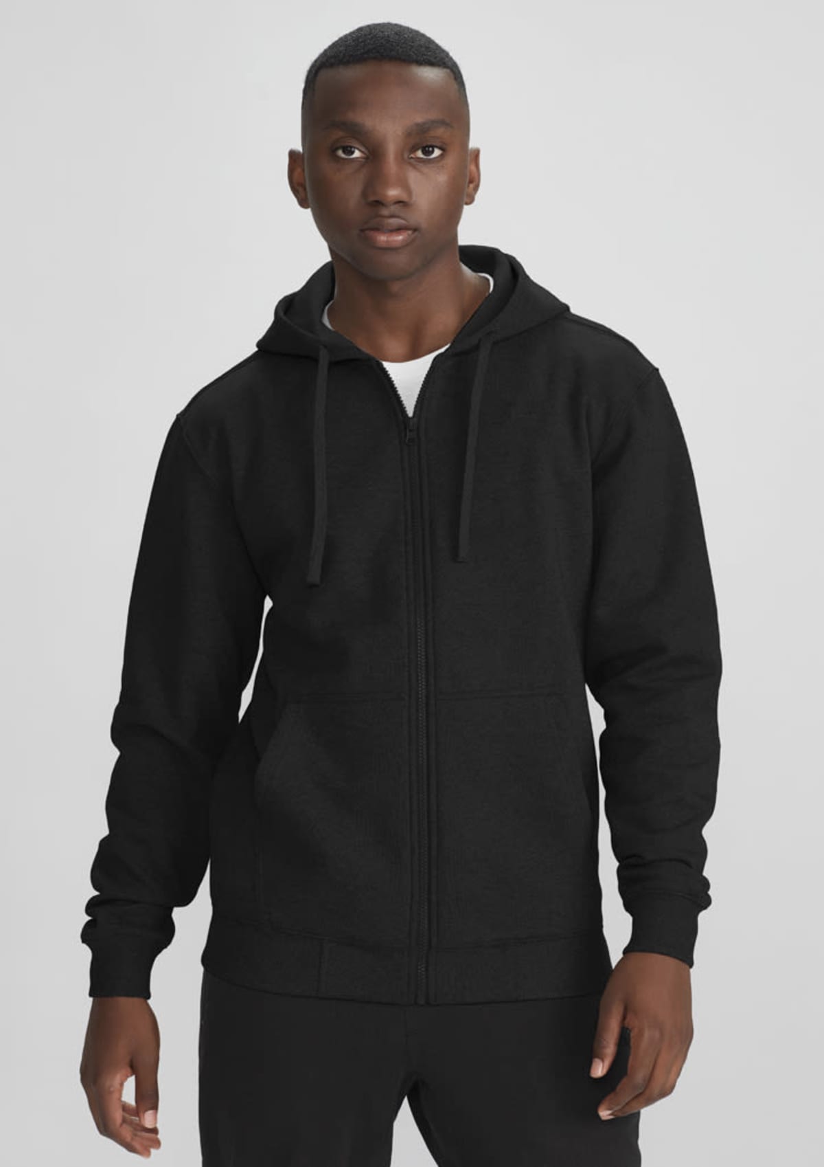 Mens Crew Zip Hoodie