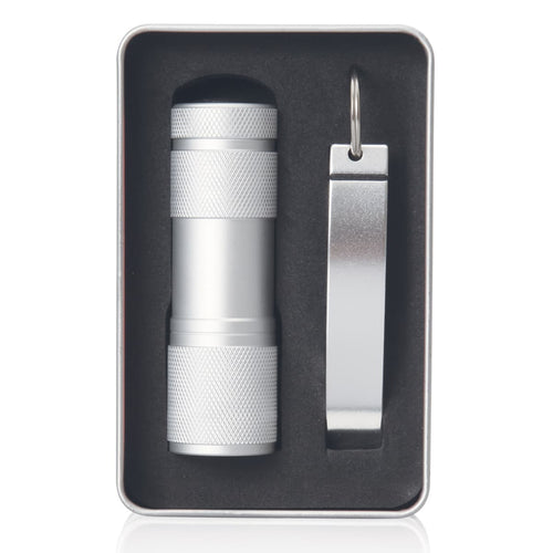 Keyring Set LED Torch Bottle Opener