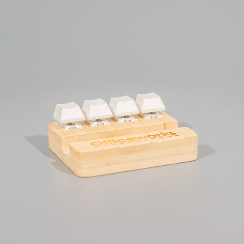 Bamboo Stand Holder Key Pressing Stress Reliever