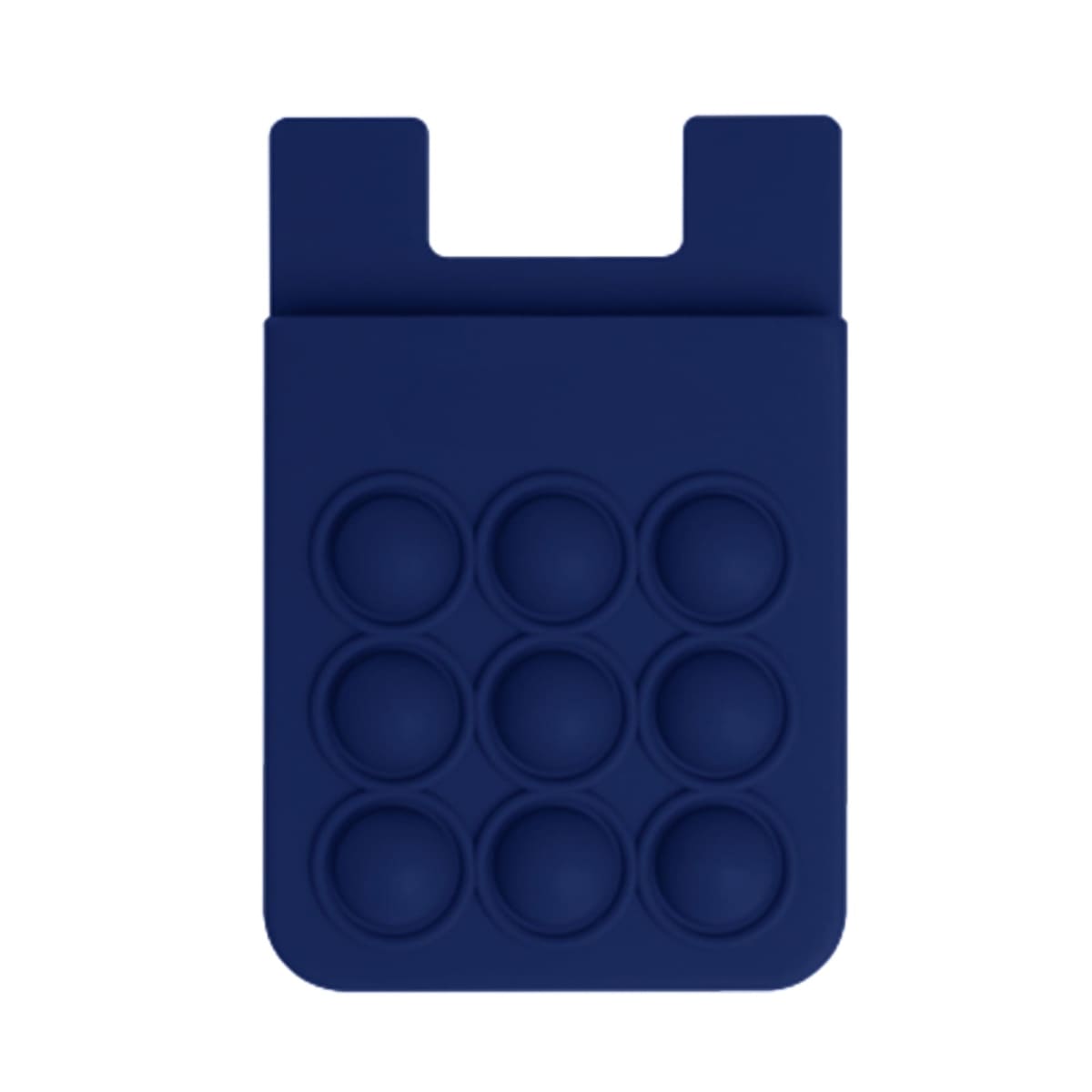 Popper Stress Reliever Silicone Phone Wallet