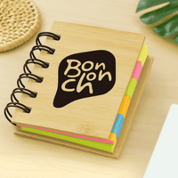 Mini Bamboo Sticky Note Set