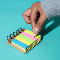 Mini Bamboo Sticky Note Set