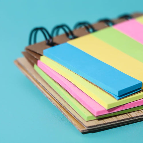 Mini Bamboo Sticky Note Set