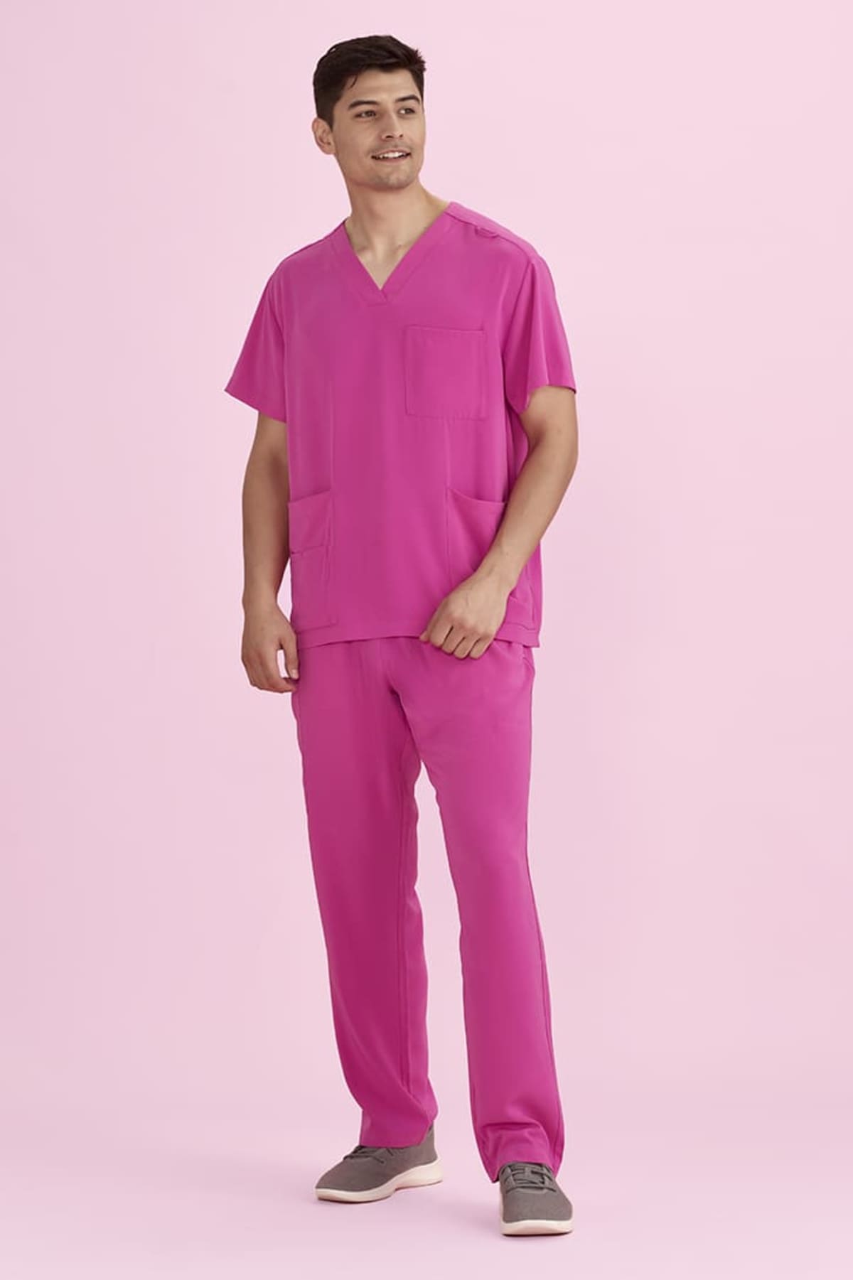 Unisex Pink Scrub Pant