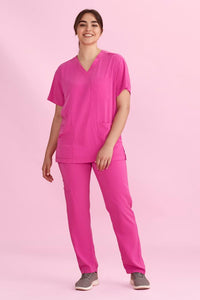 Unisex Pink Scrub Pant