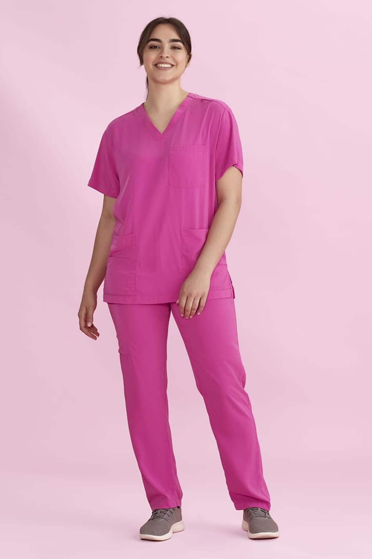 Unisex Pink Scrub Pant