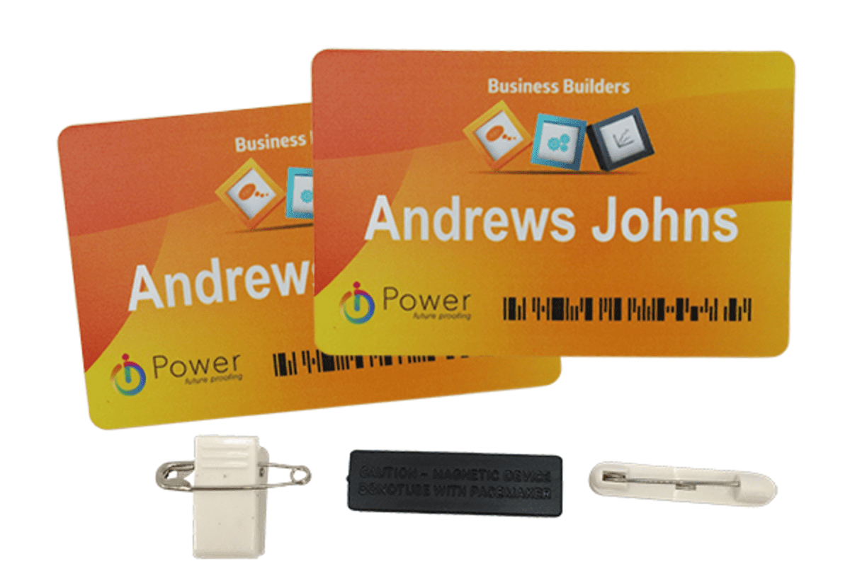 Premium Plastic Small Name Tag Matt