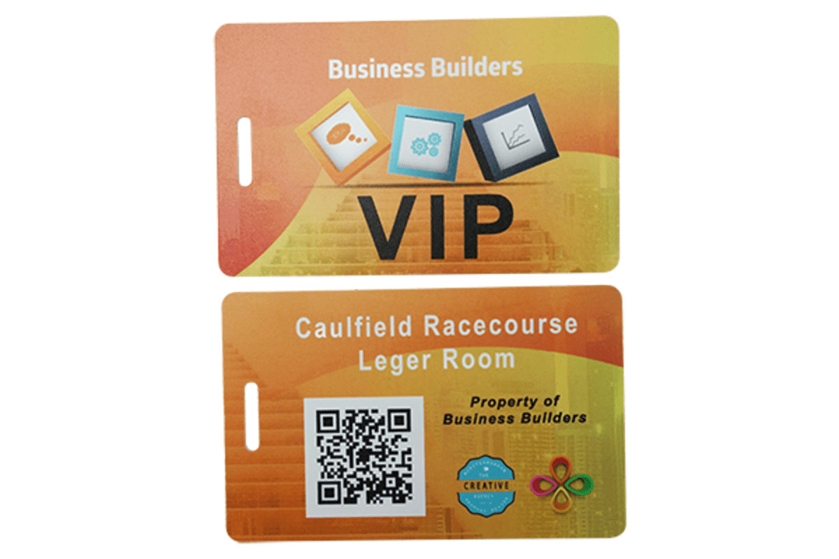 Thick ABS Plastic Small Name Tag Matt with Slot