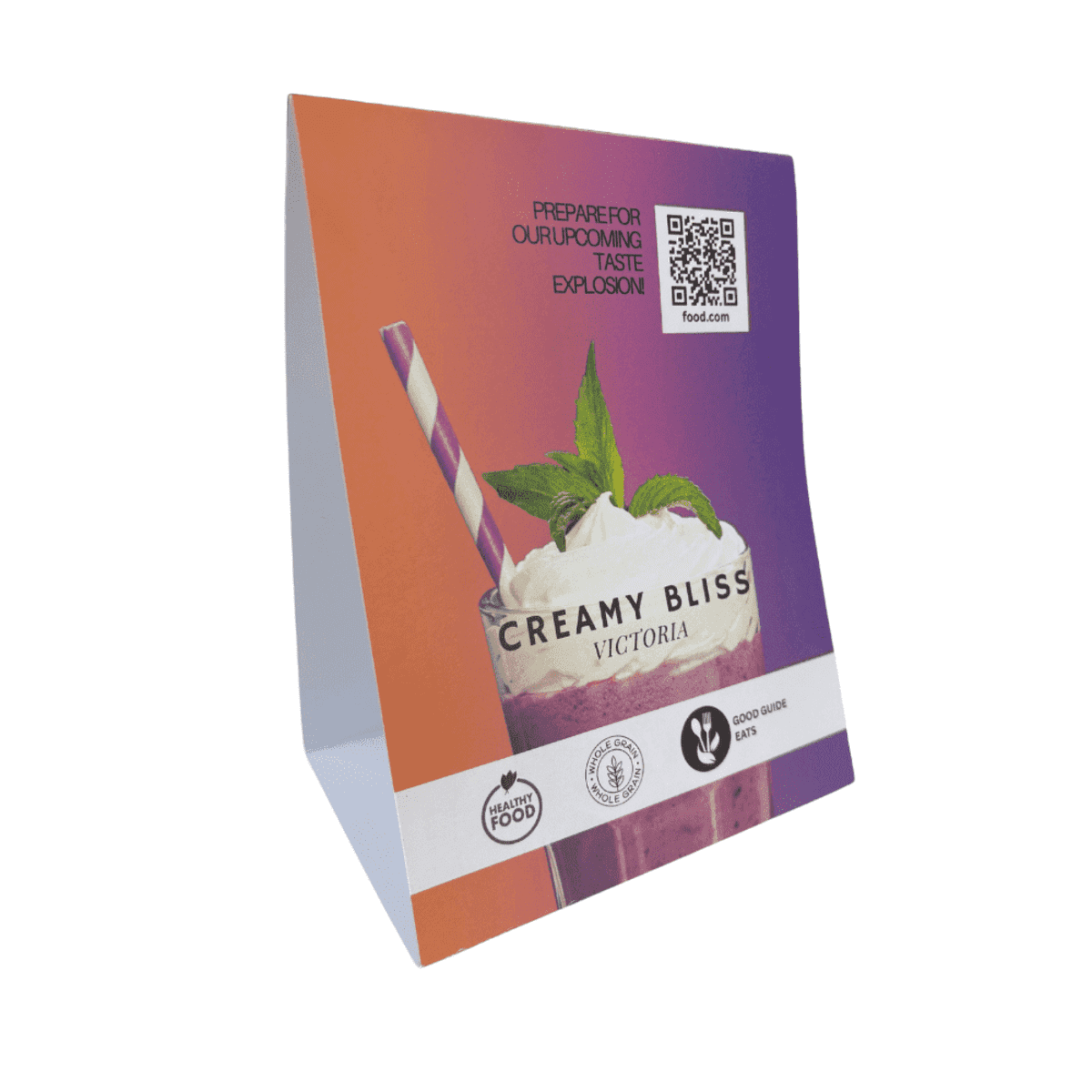 Table Tent Sign