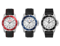 Sports Watch, Leather or Silicone Strap