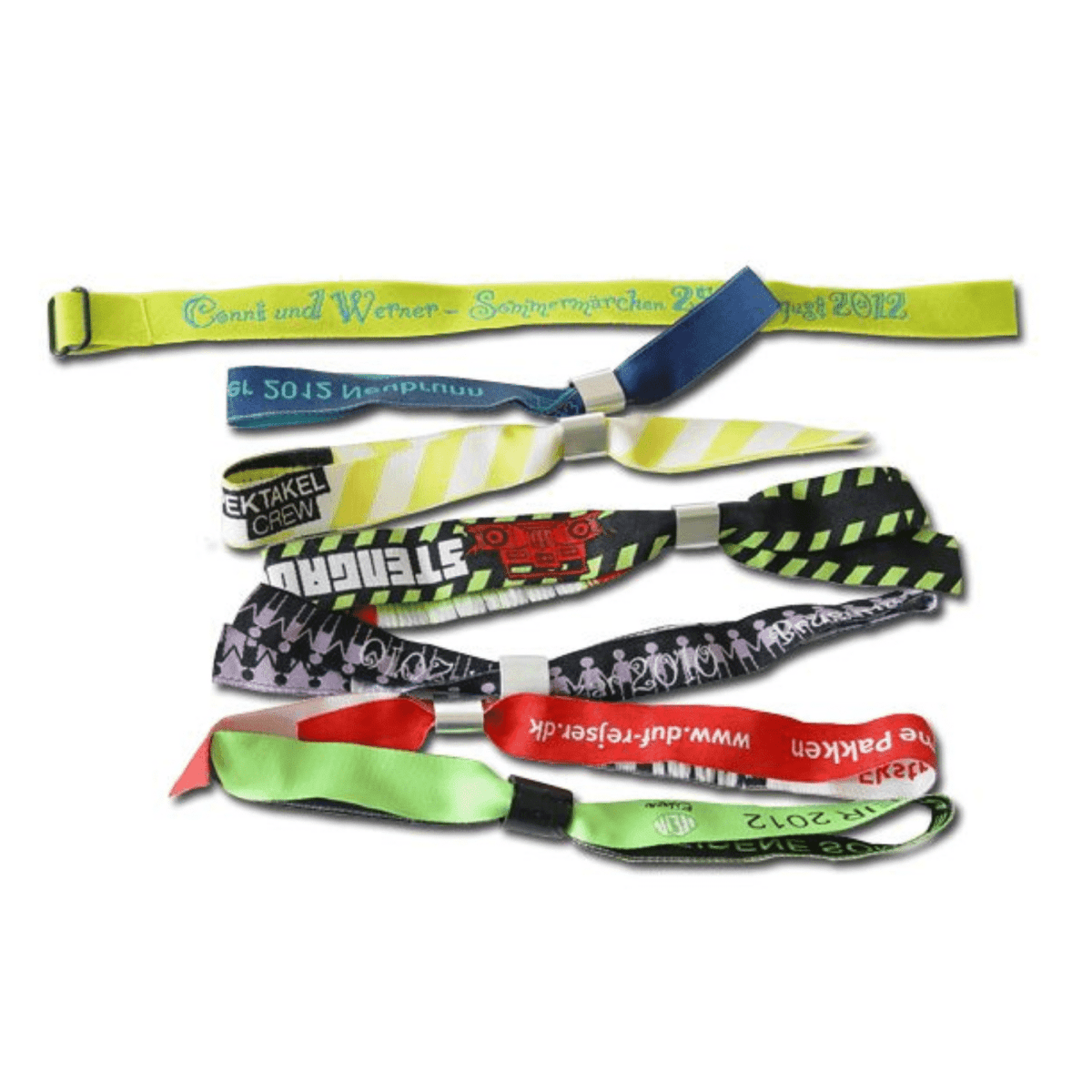 Woven Fabric Wristband 15mm Wide
