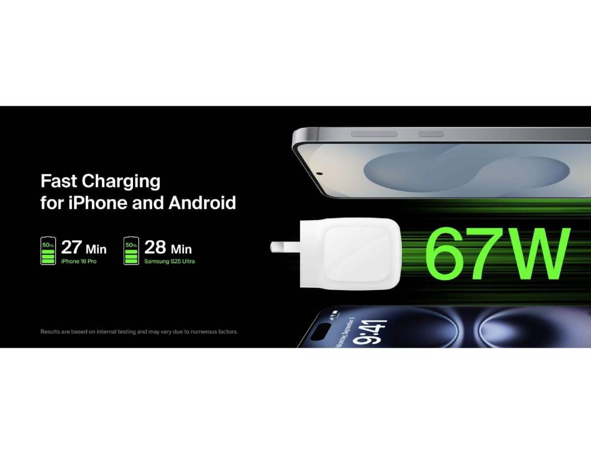Belkin BoostCharge Pro 67W Dual USB-C GaN Wall Charger