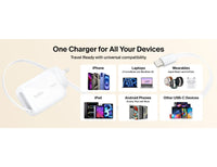 Belkin UltraCharge 45W Retractable GaN Wall Charger