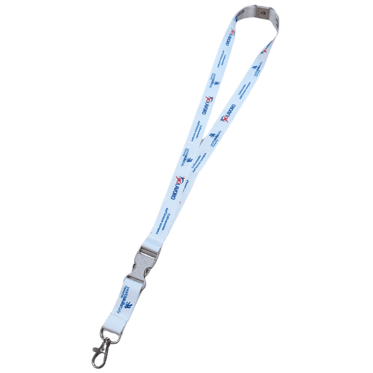 Wheat Straw Release Buckle rPET Lanyard