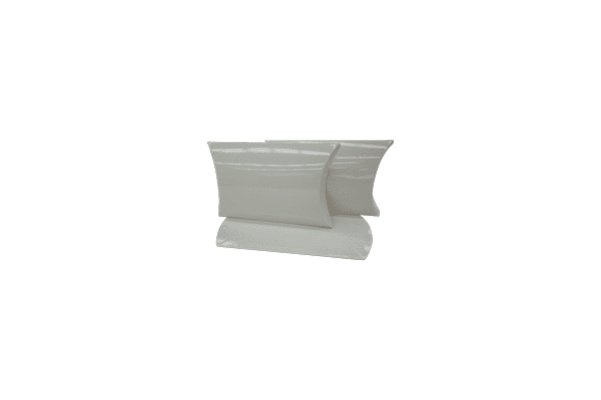 X Small White Gloss Pillow Box