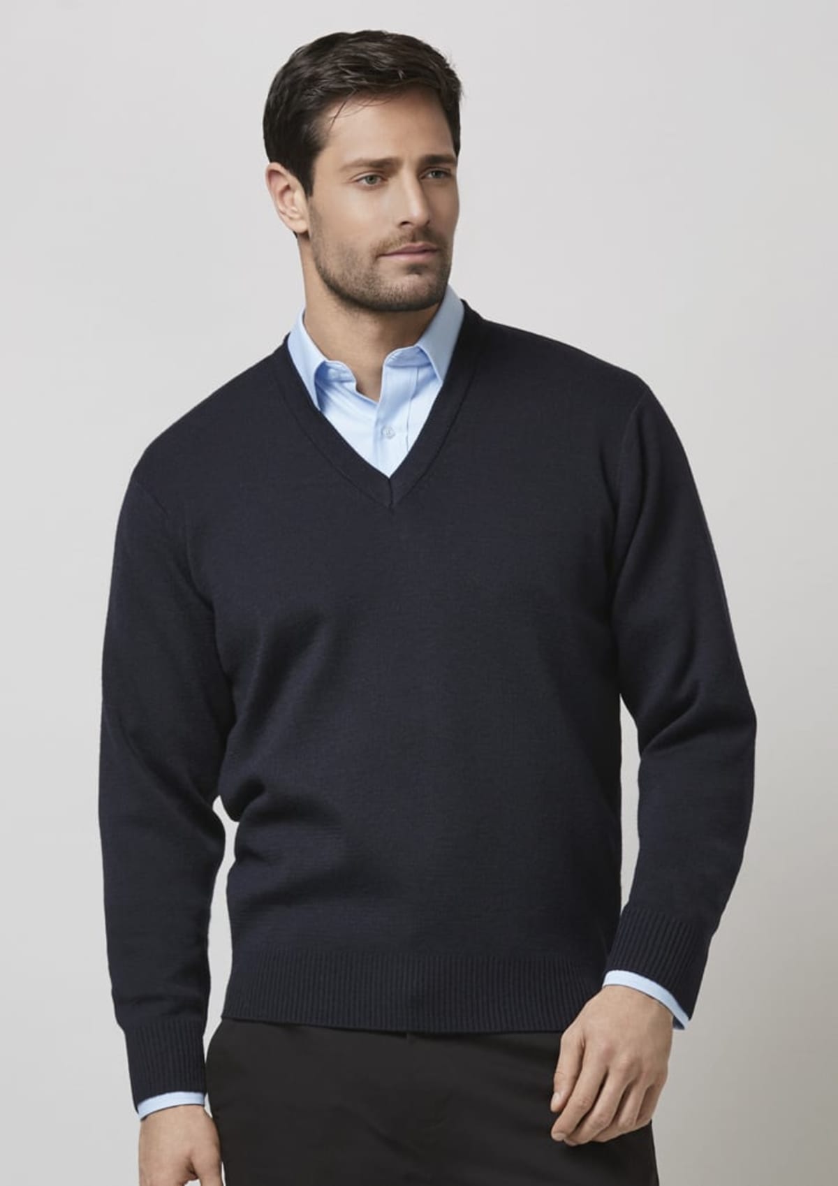 Mens Woolmix Knit Pullover