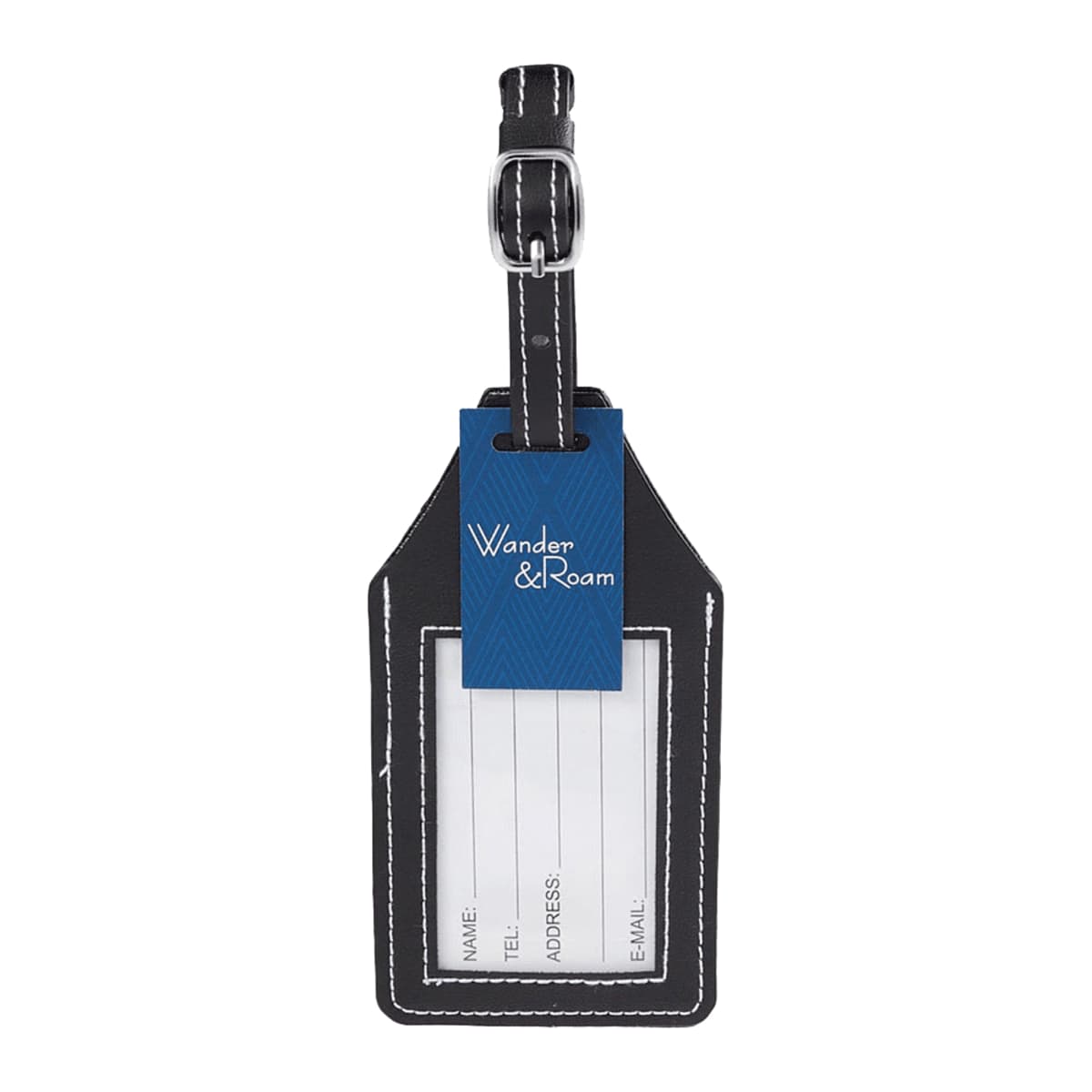 Wander & Roam Luggage Tag w/ AirTag Holder
