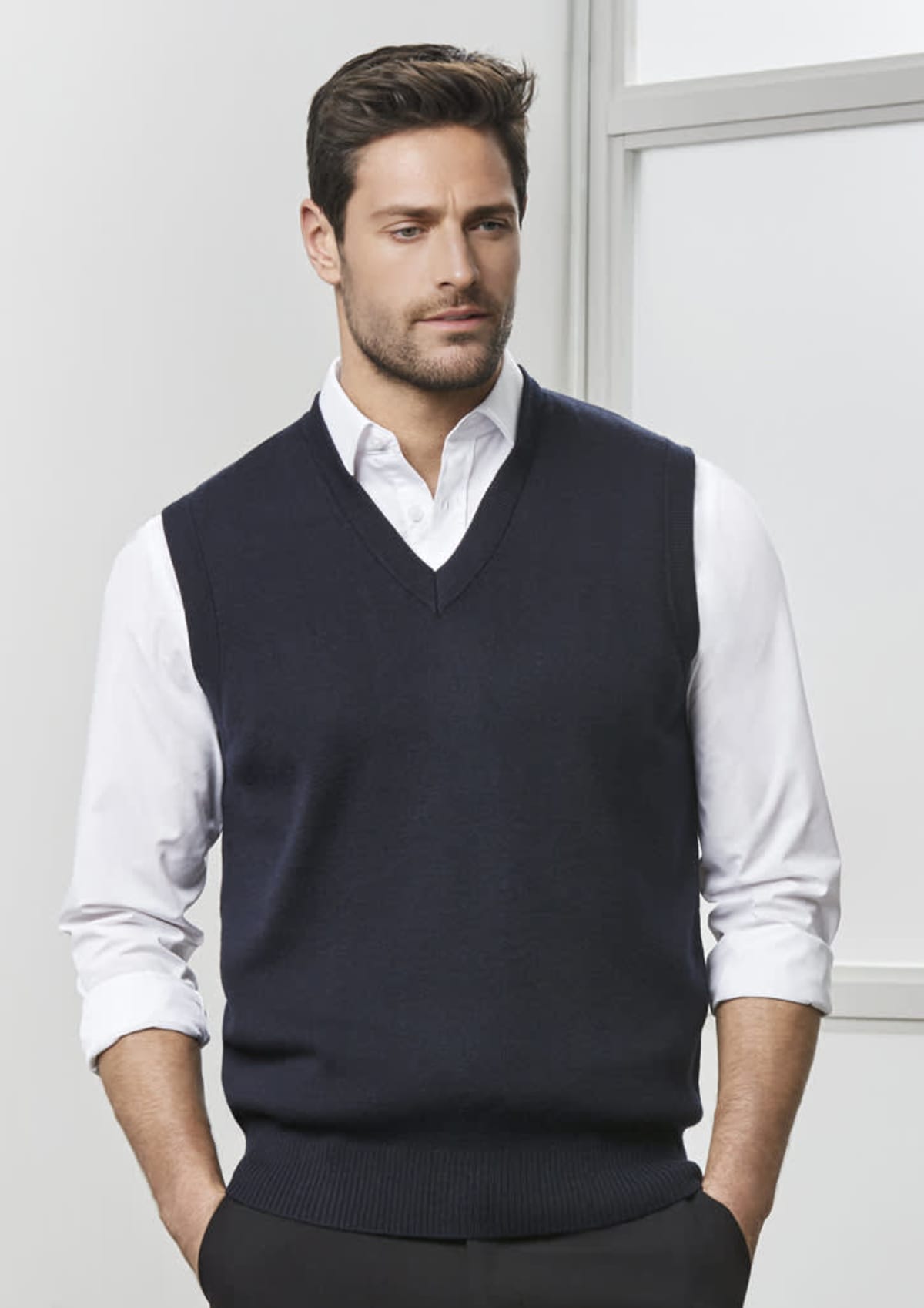 Mens Woolmix Knit Vest