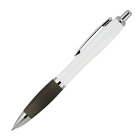 Plastic Pen Ballpoint White Cara