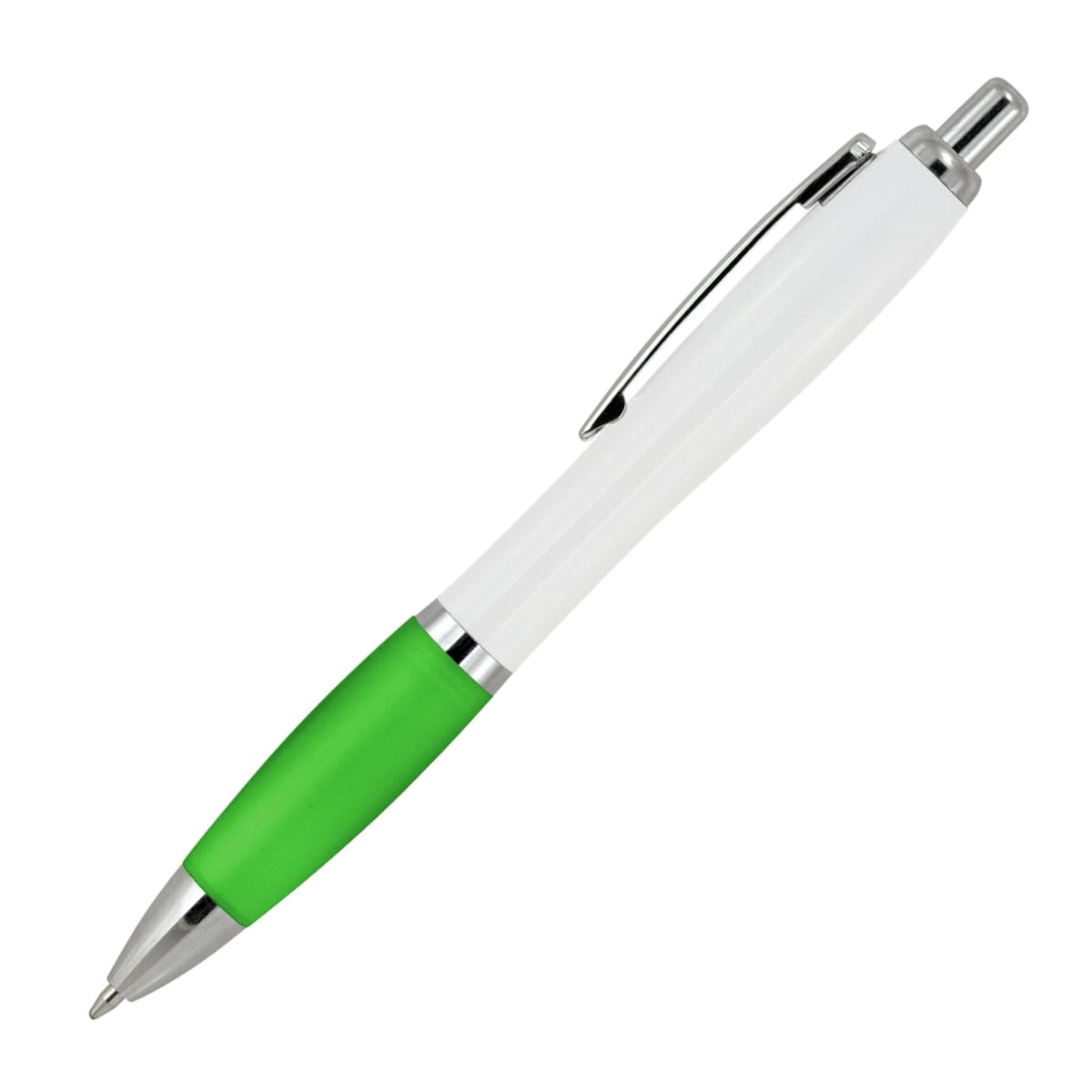 Plastic Pen Ballpoint White Cara