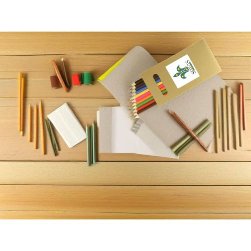 10 Pk Natural Wood Full Size Colouring Pencil