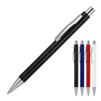 Plastic Pen Ballpoint Solid Colours Michaela