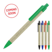 Eco Pen Ballpoint Recycled Paper Sage