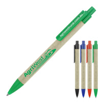 Eco Pen Ballpoint Recycled Paper Sage