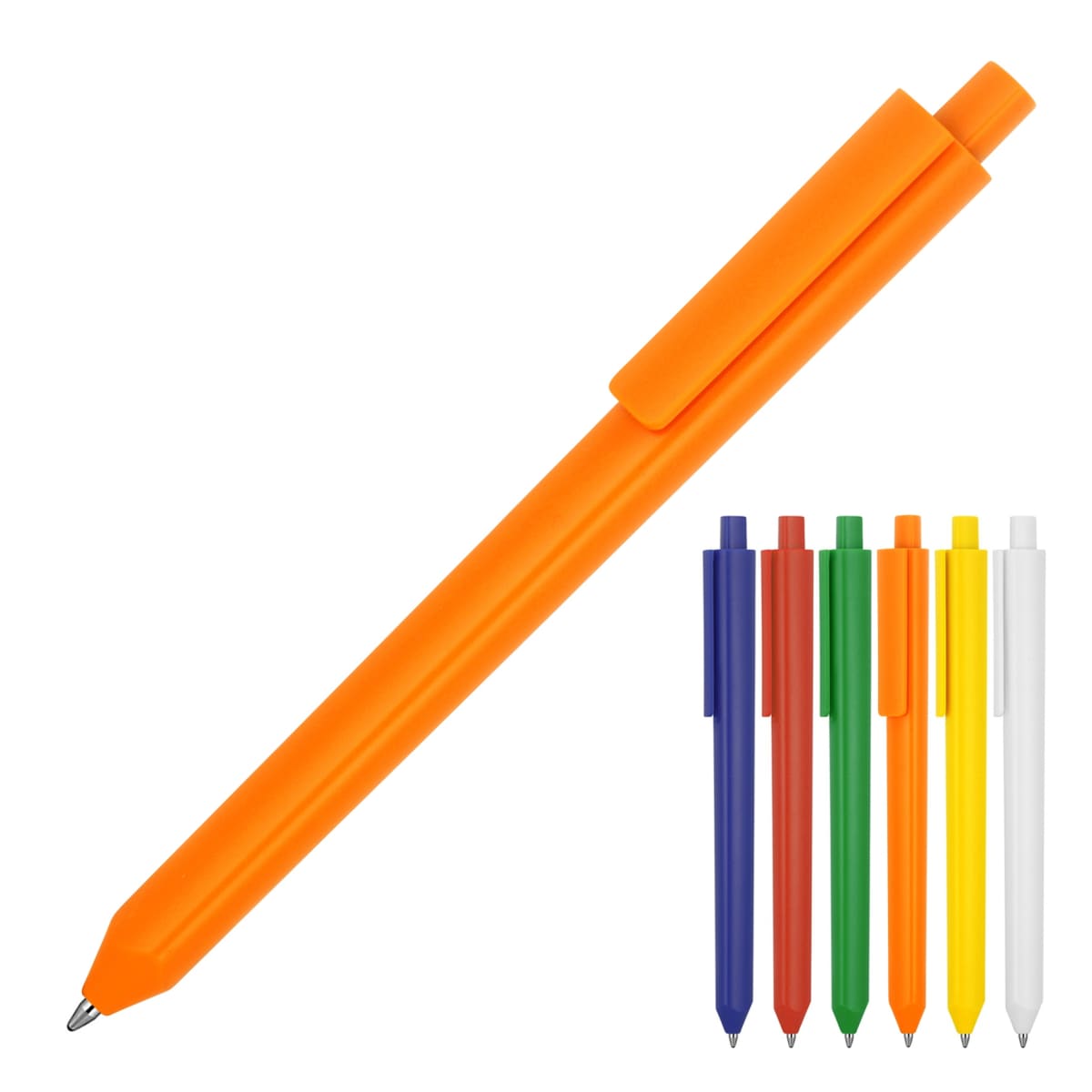 Plastic Pen Ballpoint Matte Triangular Phoenix