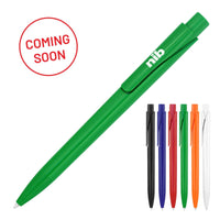 Plastic Pen Ballpoint Solid Colours Romana