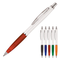 Plastic Pen Ballpoint White Yonna