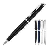 Metal Pen Ballpoint Prestige Chrome Trim Hubert