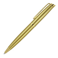 Metal Pen Ballpoint Prestige Gold Trim Hubert