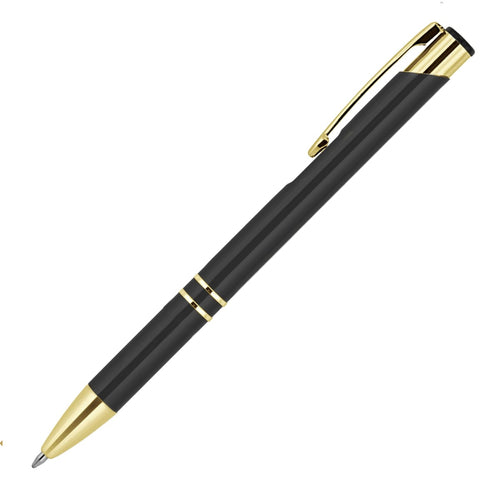 Executive Metal Pen Ballpoint Gold Trim Julia