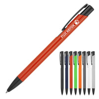 Metal Pen Ballpoint Executive EU Black Trim Julia