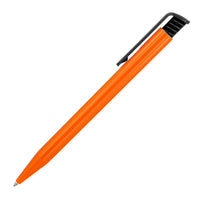 Plastic Pen Ballpoint Gloss Black Clip Tia