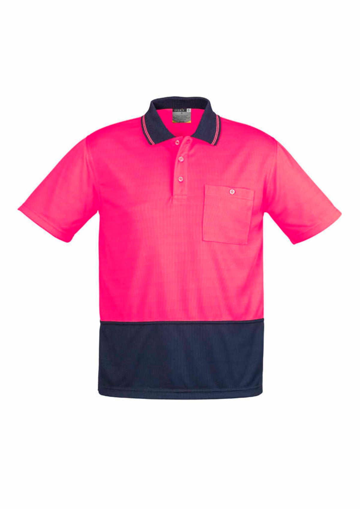 Unisex Hi Vis Basic Short Sleeve Polo