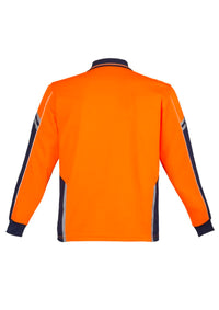 Mens Hi Vis Squad Long Sleeve Polo